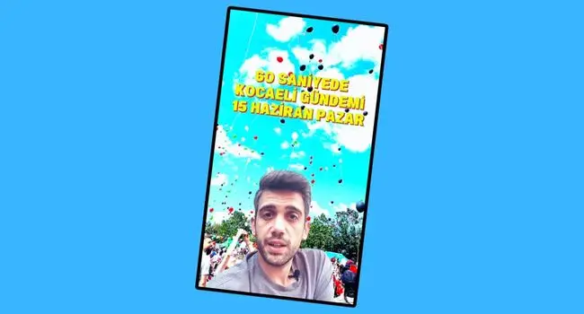 Furkan Çalışkan ile 60 Saniyede Kocaeli Gündemi 15 Haziran Pazar
