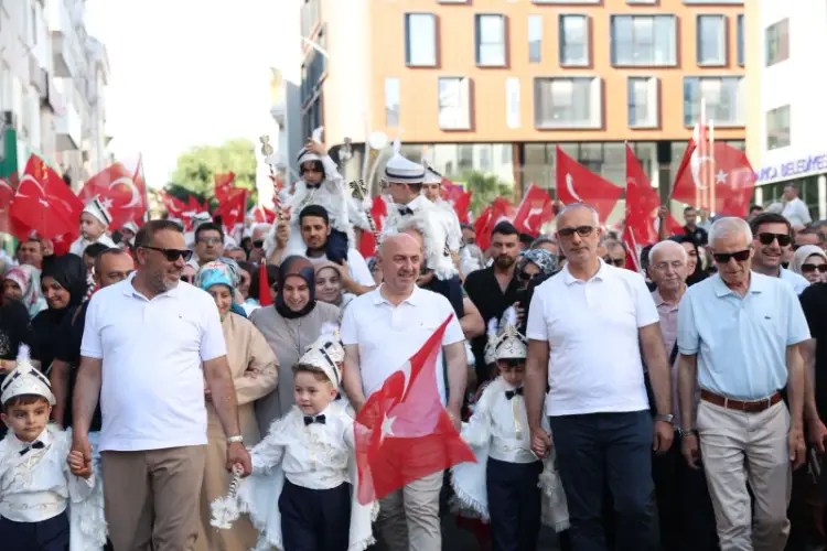 Darıca binlerce kişi buluştu! Amaç aynıydı