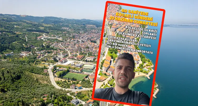 Furkan Çalışkan ile 60 Saniyede Kocaeli Gündemi 21 Haziran Cumartesi