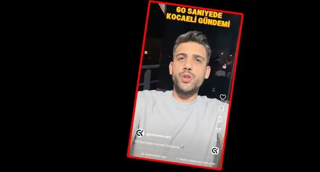 Furkan Çalışkan ile 60 Saniyede Kocaeli Gündemi 29 Haziran Pazar