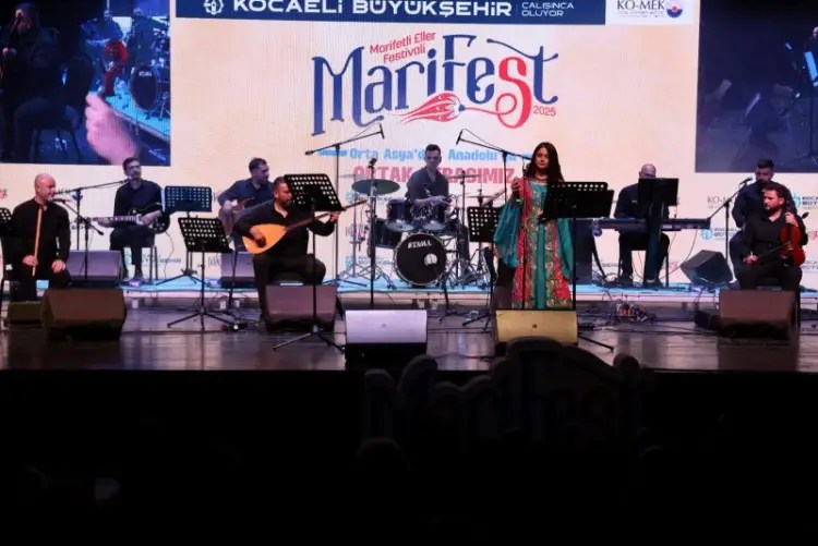 MARİFEST25’te Kocaeli’de Türk Dünyasından Ezgiler ve Filistin’e Destek