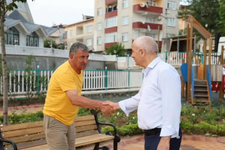 Başkan Büyükgöz Arapçeşme’deki Yeni Çocuk Parkını Ziyaret Etti