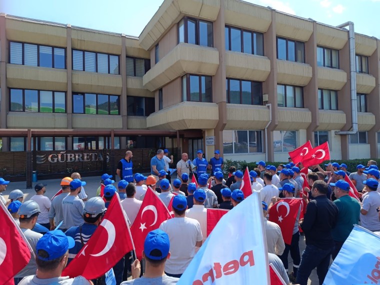 Gübretaş’ta sabır taştı! Greve doğru