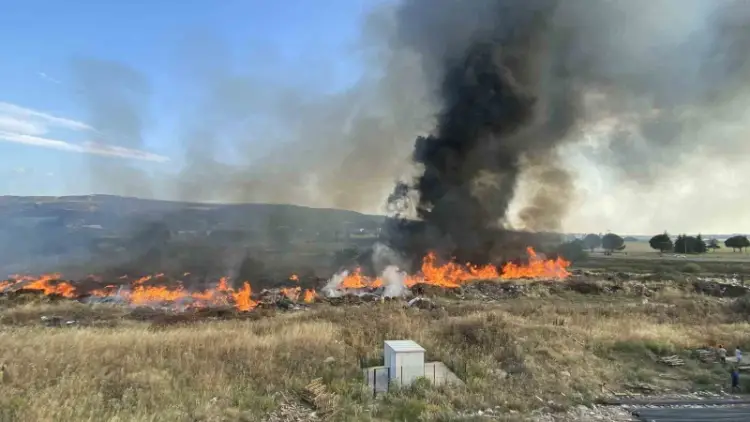 Çanakkale’de korkutan yangın!