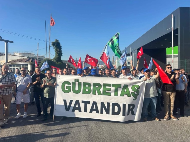 Gübretaş işçisi illa greve çıksın, krizler yaşansın mı isteniyor?
