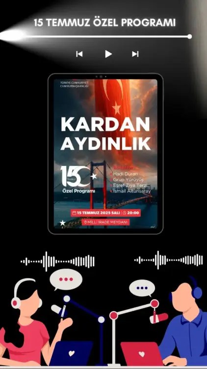 Kocaeli Büyükşehir Belediyesi’nin Dijikültür Platformunda İlk Yayın: 15 Temmuz Direnişi Anlatıldı