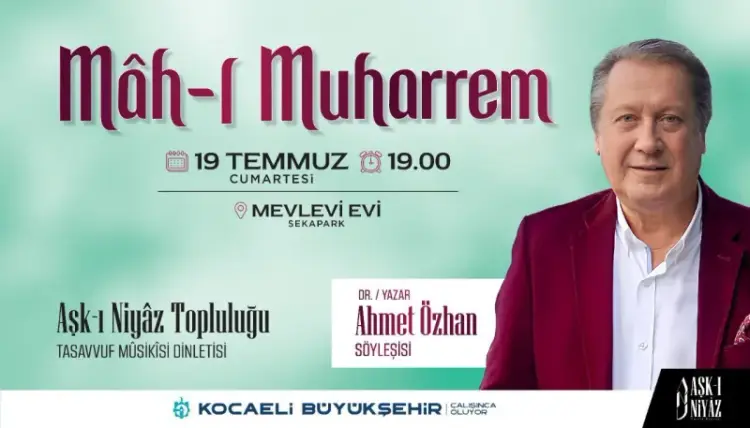 Kocaeli’de Muharrem Ayı Maneviyatına Özel Gece: “Aşk ile Muharrem”