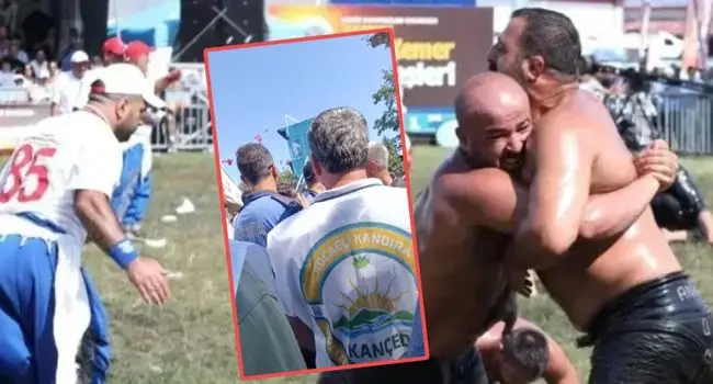 Kandıra Namazgah Güreşlerinde çöp tesisi eylemi