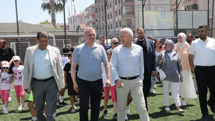 AK Partili belediye başkanı ile CHP’li belediye başkanı birlikte projeleri inceledi: Yüzler gülüyordu