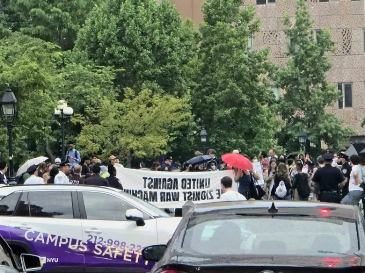 Amerika’nın göbeğinde Amerika ve terör devleti İsrail protestosu