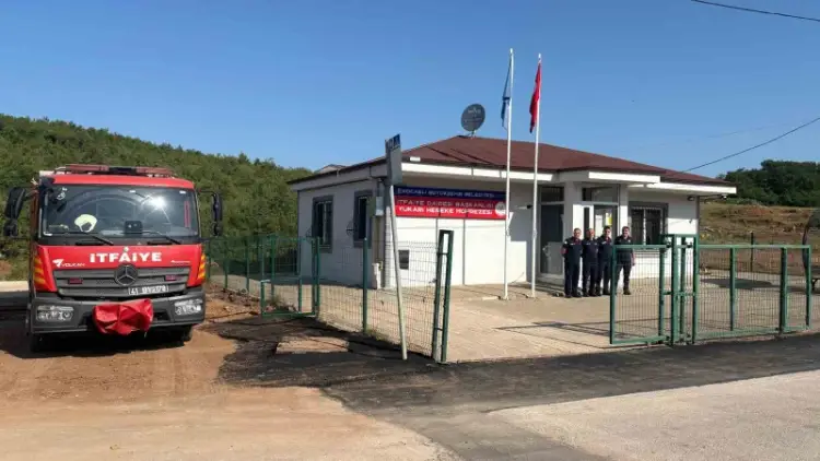 Yukarı Hereke’de Yeni İtfaiye Binası Hizmete Açıldı