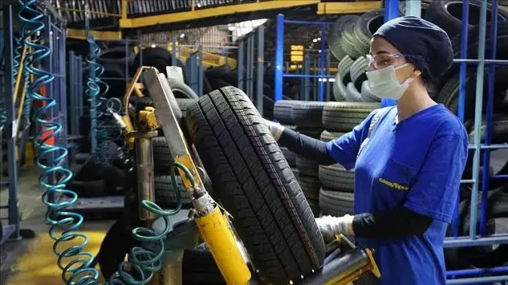 Dev lastik fabrikasından üretime uzun ara!