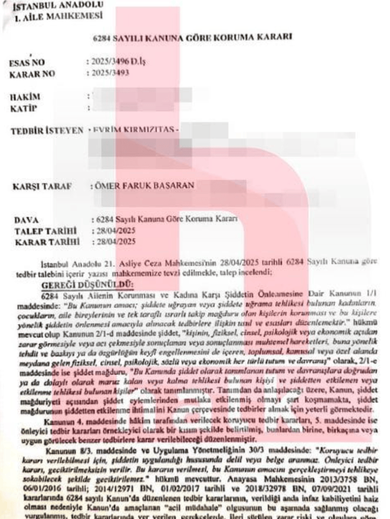 Kocaeli’de eski il başkanına eşinden uzaklaştırma kararı