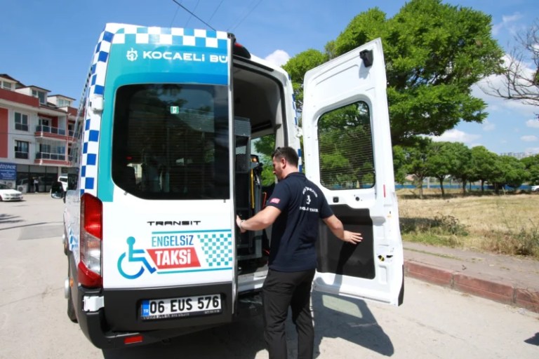 Kocaeli’de Engelsiz Taksi Hizmeti 7 Ayda 14.790 Kez Yola Çıktı