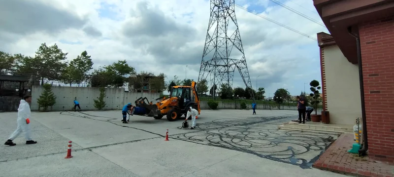 Kent Mezarlığı’nda Yollar ve Otopark Yenilendi