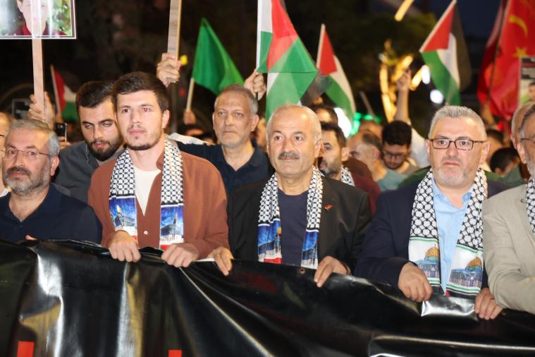 Gebze’de herkes tek yürek: Gündem Gazze!