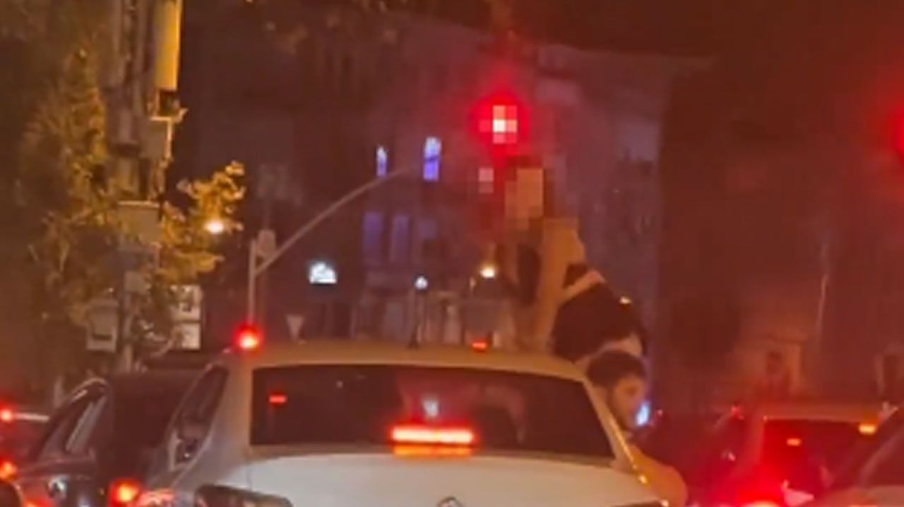 41 plakalı araçta rezil görüntüler!