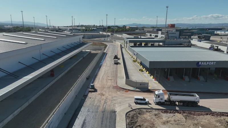 Kocaeli’de Railport’un Çevre Yolları Asfaltlanıyor
