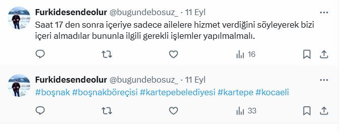 Kartepe’de börekçide kriz: “aile değilseniz giremezsiniz”