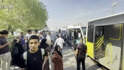 Freni patlayan otobüs dehşet saçtı!