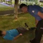 Polis varsa kalkarım dedi, kalktı