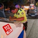 Sürücüye ceza, polise rica, gazeteciye küfür