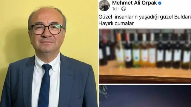 Buldan Belediye Başkanı Mehmet Ali Orpak’tan cuma mesajında alkollü paylaşım