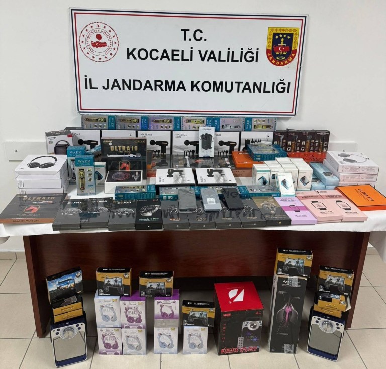 Kocaeli’de kaçak ürün operasyonu