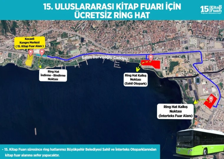 Kocaeli Kitap Fuarı’na Ulaşımda Kolaylıklar ve Hazırlıklar Tamamlandı