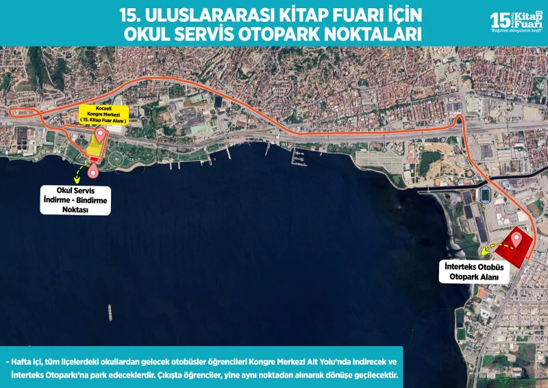 Kocaeli Kitap Fuarı’na Ulaşımda Kolaylıklar ve Hazırlıklar Tamamlandı