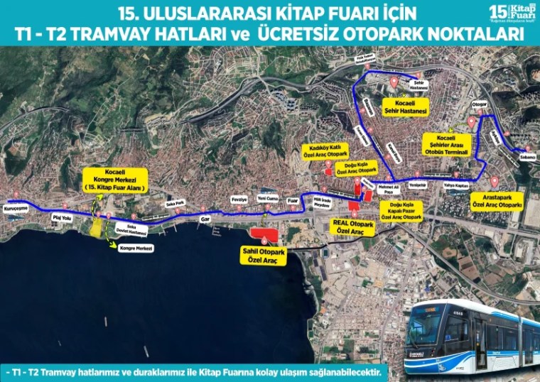 Kocaeli Kitap Fuarı’na Ulaşımda Kolaylıklar ve Hazırlıklar Tamamlandı