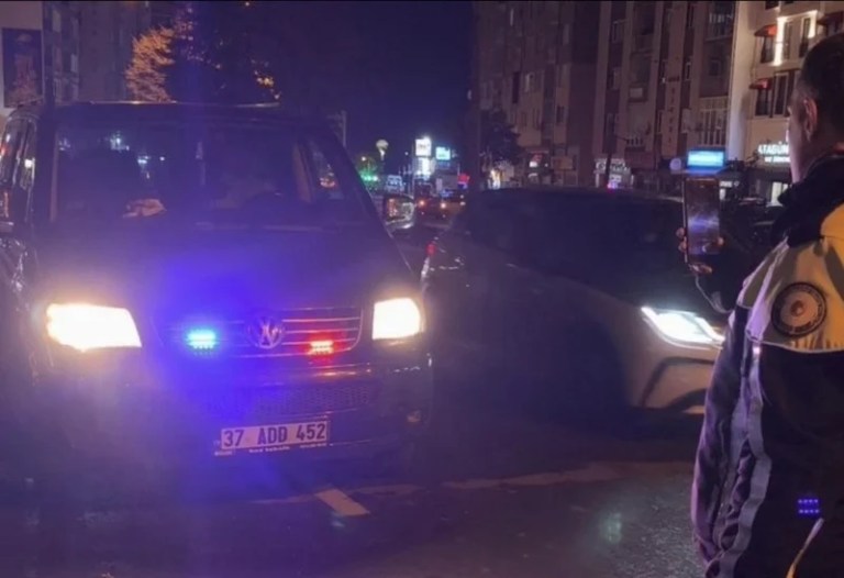 Kütahya’da çakar lamba cezası!
