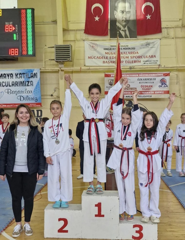 Körfezli taekwondocular Balkan’da gurur!