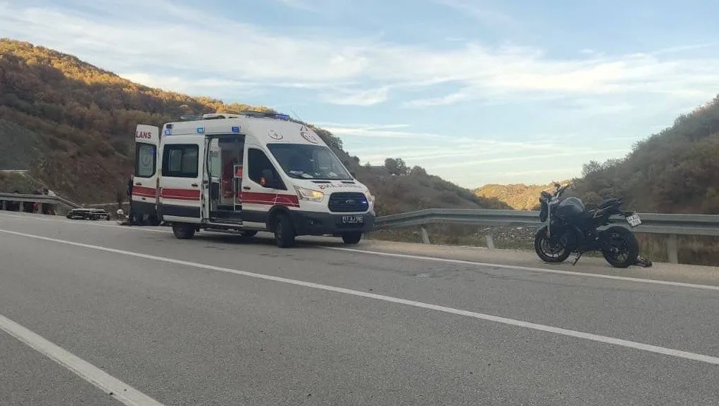 Motosiklet Kazası: Sürücü Yaralandı