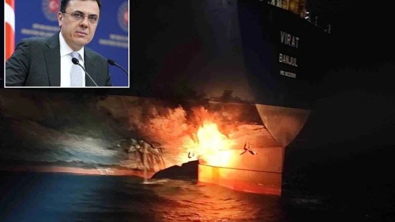 Kandıra açıklarında tanker saldırısı endişe yarattı!