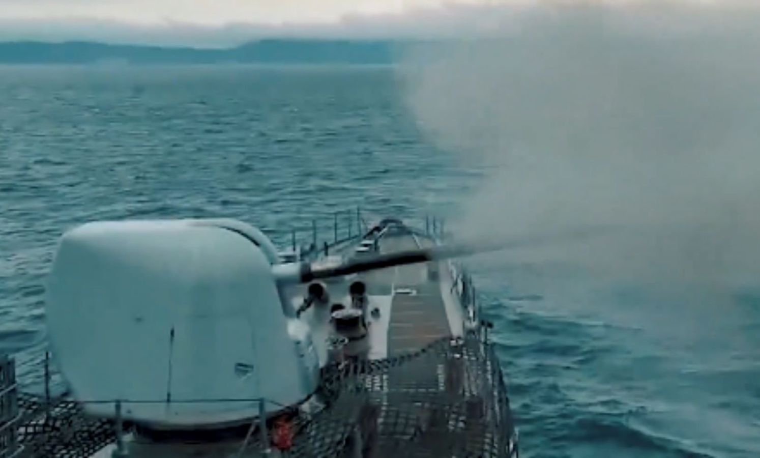MKE, 127mm Deniz Topu Namlusunu TCG Fatih’ten Başarıyla Test Etti
