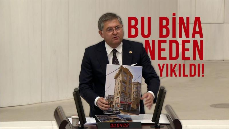 Yıldızlı’dan Mecliste sert tepki: Gebze’deki bina neden çöktü?”