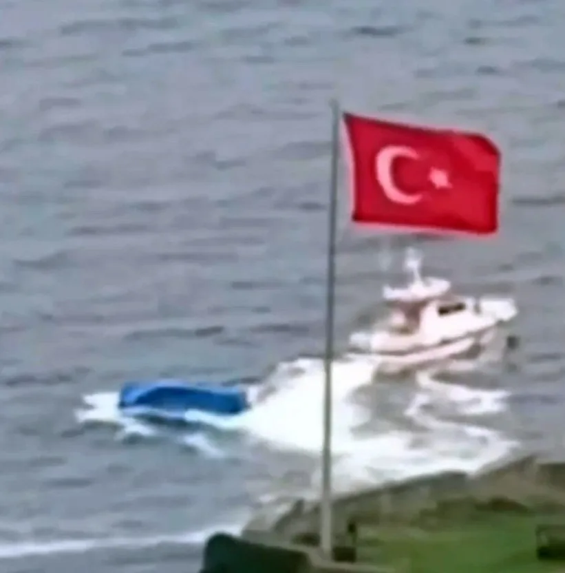 Giresun'da Tekne Kazasının Yeni Görüntüleri Ortaya Çıktı