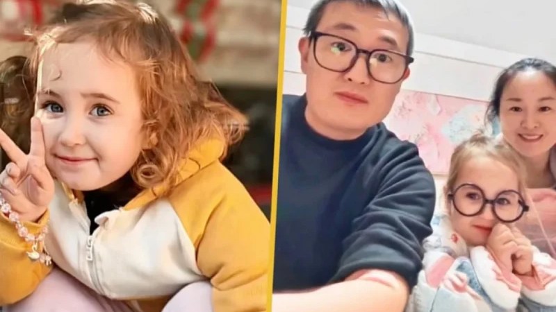 Çinli çiftin bebeği sarı saçlı ve mavi gözlü doğdu!