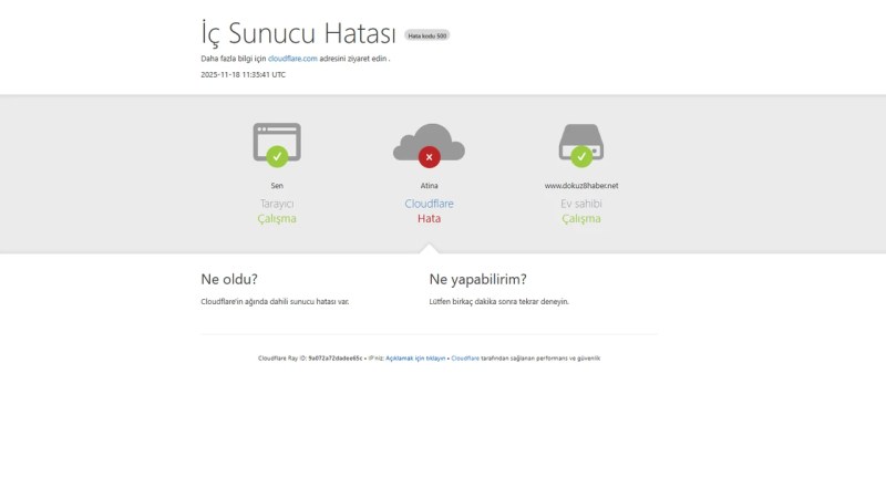 İnternet Erişim Sorunları: Cloudflare Hatası Kullanıcıları Etkiledi
