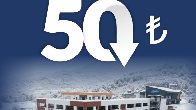 Teleferik Otoparkı hafta sonu 50 TL!