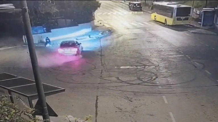 Üsküdar'da Drift Yapan Kadın Sürücüye Ağır Ceza
