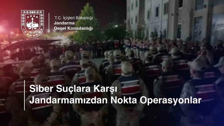 Jandarma Siber Dolandırıcılık Operasyonu: 54 Kişi Tutuklandı