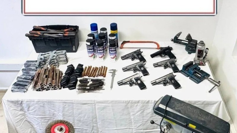 Kocaeli'de Silah İmalathanesine Dönüştürülen Eve Operasyon