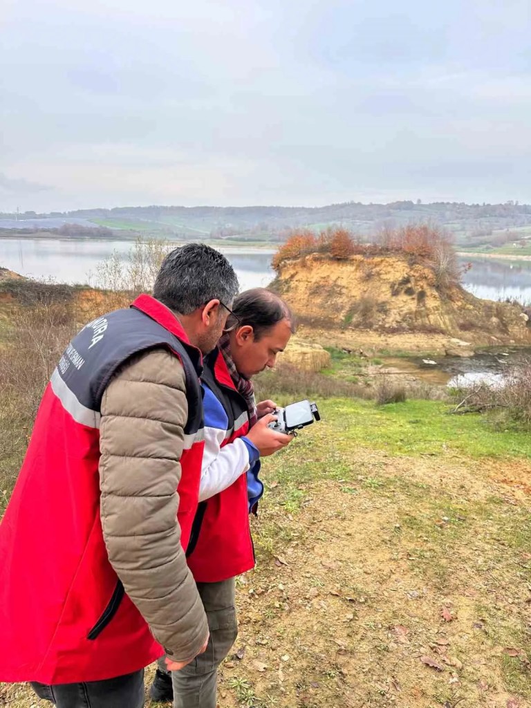 Kocaeli'de Kaçak Avcılığa Dronlu Müdahale