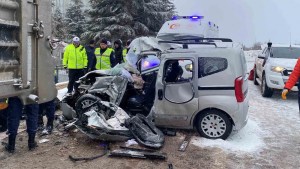 Elazığ'da Kar ve Buzlanma Nedeniyle Meydana Gelen Kaza Çifti Hayattan Kopardı