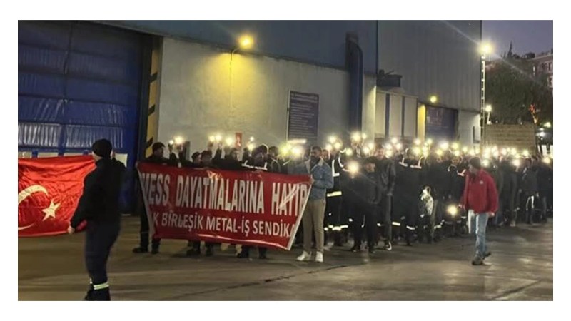 Kocaeli’de metal işçilerinden 2026’nın ilk eylemi