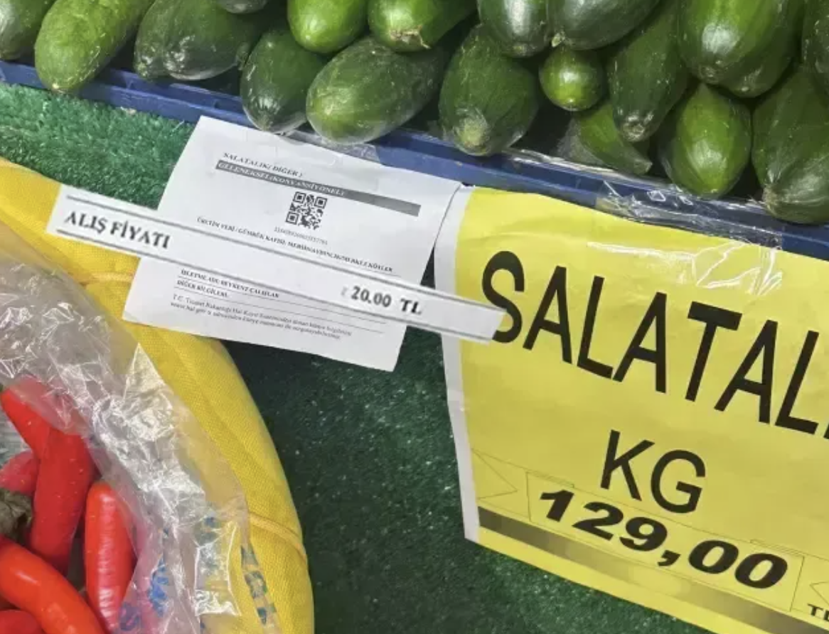 Sosyal medyada infial yaratan market etiketi!