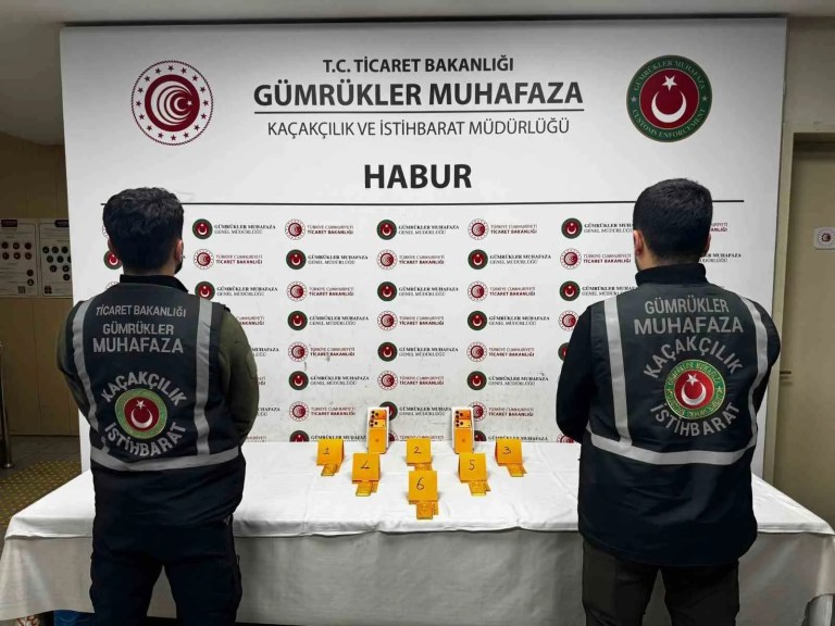 Habur'da Ayakkabılarda Gizlenen 41 Kilo Altın Ele Geçirildi