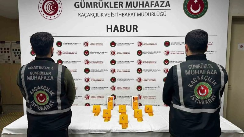 Habur'da Ayakkabılarda Gizlenen 41 Kilo Altın Ele Geçirildi